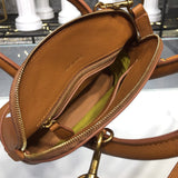 Understated Vegan Leather Handbag - Everyday Elegance | Women's Everyday Carry Handbag #888 - alternate angle view (image 8) of designer-inspired handbag
