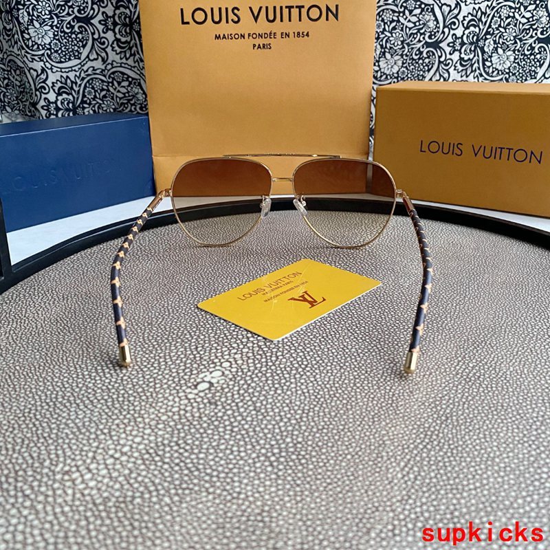 Lifestyle view of Louis Vuitton unisex sunglasses