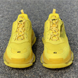 Balenciaga Nude Low-Top Sneakers - Heel Detail View