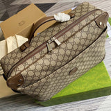 Side profile of statement signature women's handbag – women's statement bag