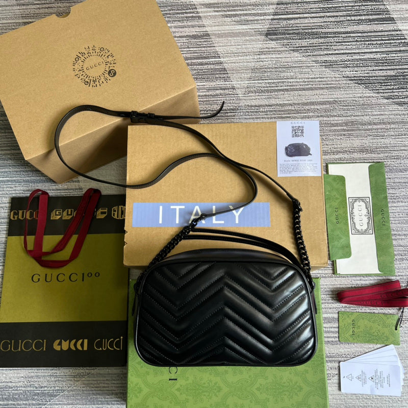 Interior view of polished premium bag