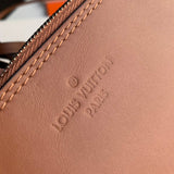 Side profile of structured sleek women's handbag – women's statement bag