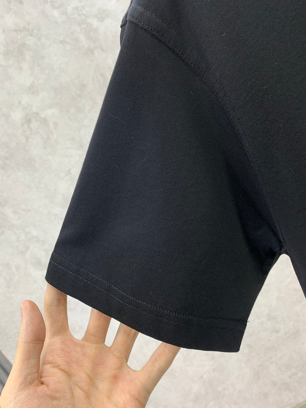 Burberry luxury t-shirt detail shot