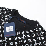 Full styled look of Louis Vuitton cotton t-shirt with everyday silhouette