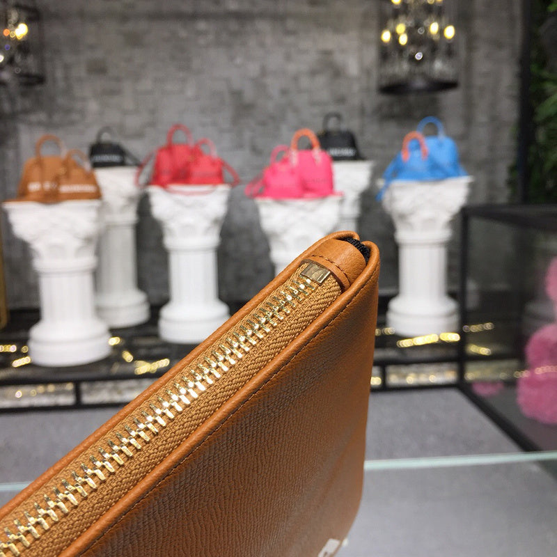 Structured Faux Leather Handbag - Polished Finish | Women's Everyday Carry Handbag #1019 - styled full view (image 7) of designer-inspired handbag