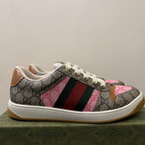 Gucci fresh white-and-black luxury sneakers view 11 signature lace-up style