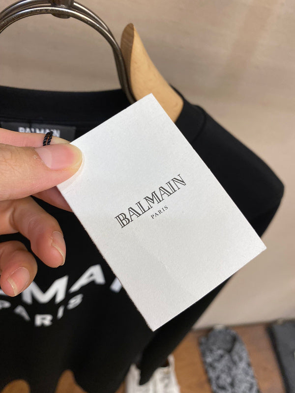 Side profile view of Balmain luxury piece style No.038