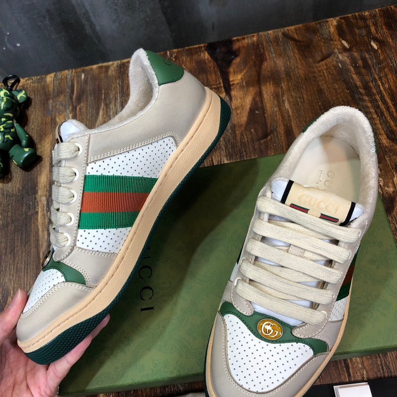 Gucci classic monochrome luxury sneakers view 10 cushioned comfort fit