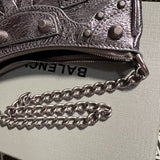 Side profile of refined sleek women's handbag – women's statement bag