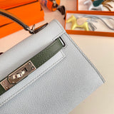 Streamlined bag shown from front angle