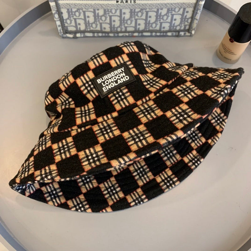 Side view of Burberry unisex cap