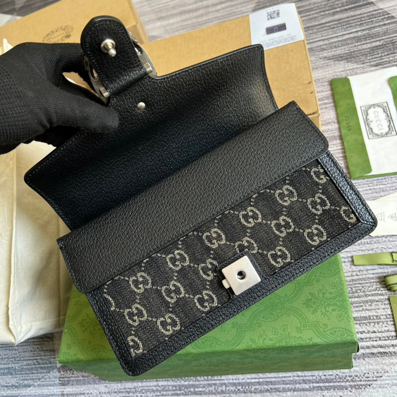 Interior view of statement elevated women's handbag – women's designer-style accessory