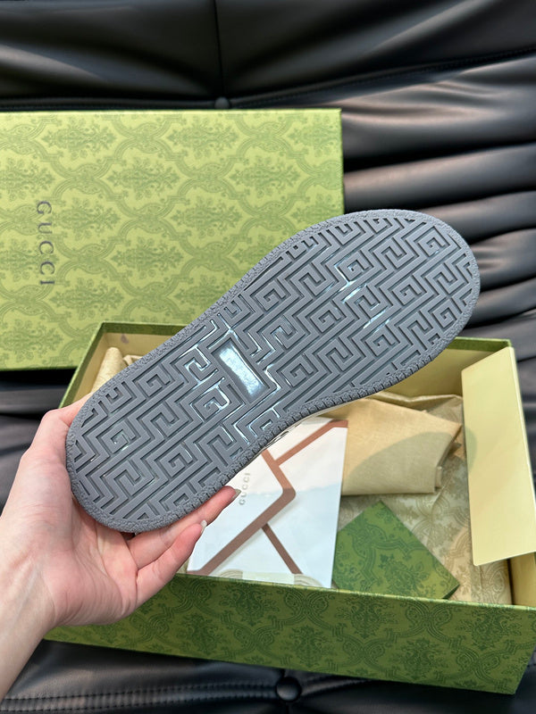 Gucci bold contrast luxury sneakers view 10 sleek tonal finish