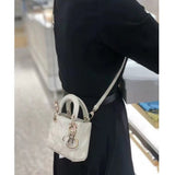 Handle and strap detail of everyday-luxe elevated women's handbag – women's everyday handbag