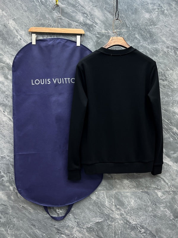 Side profile of Louis Vuitton luxury clothing with tailored silhouette