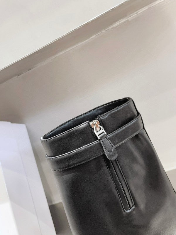 Givenchy Tan Ankle Boots - Sole Detail View
