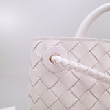 Statement Premium PU Leather Handbag - Smooth Faux-Leather Exterior | Women's Everyday Carry Handbag #1561 - product detail shot (image 10) of designer-inspired handbag