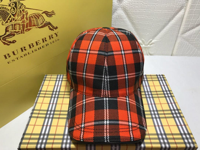 Side view of Burberry unisex cap