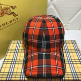 Side view of Burberry unisex cap