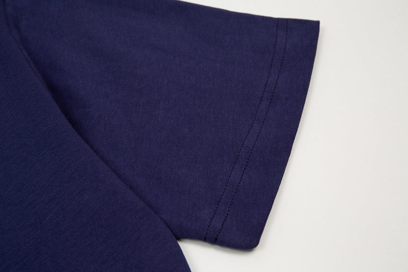 Close-up detail shot of Louis Vuitton cotton t-shirt with everyday silhouette