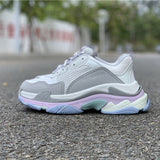 Balenciaga Grey Chunky Platform Sneakers - Sole Detail View