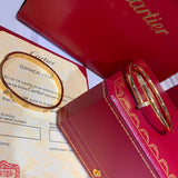 Close-up detail view of Cartier unisex jewelry piece