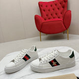 Gucci bold contrast luxury sneakers view 4 breathable knit upper