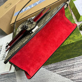 Back view of structured classic women's handbag – women's premium purse