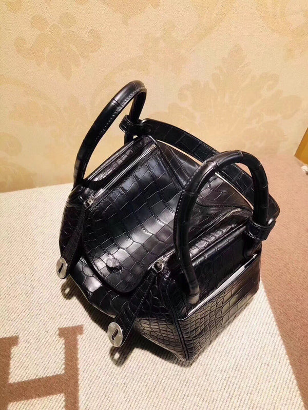 Modern bag shown from front angle