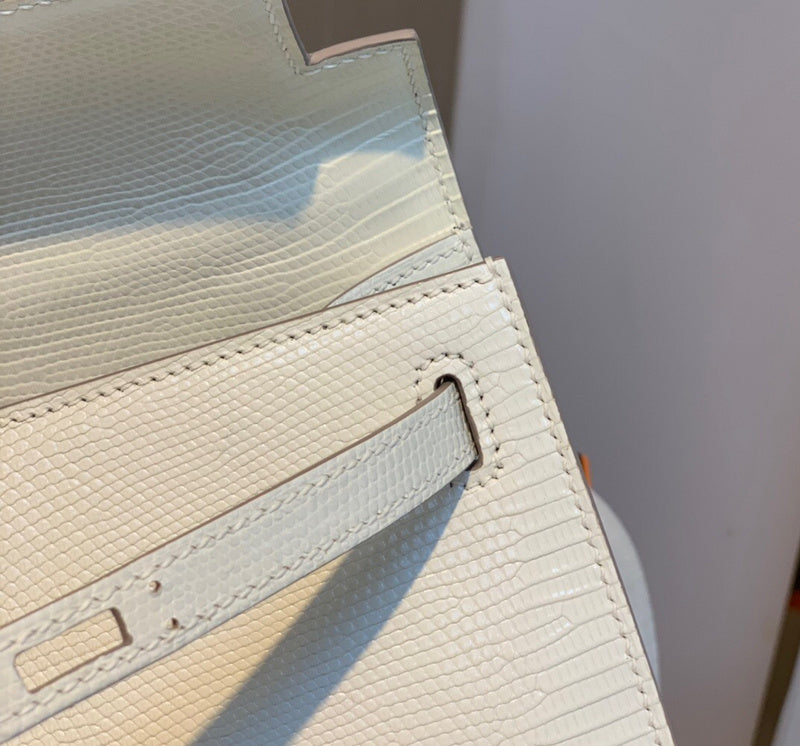 Close-up detail of graceful bag design