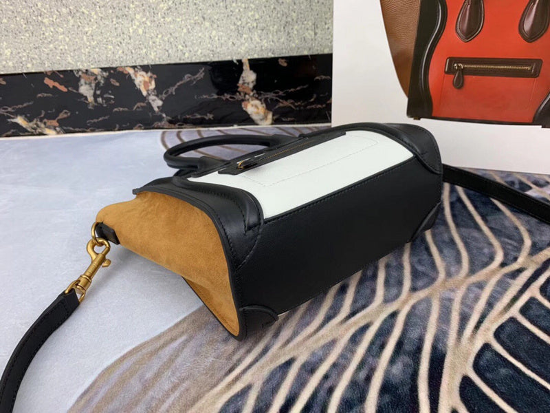 Back view of refined polished women's handbag – women's statement bag