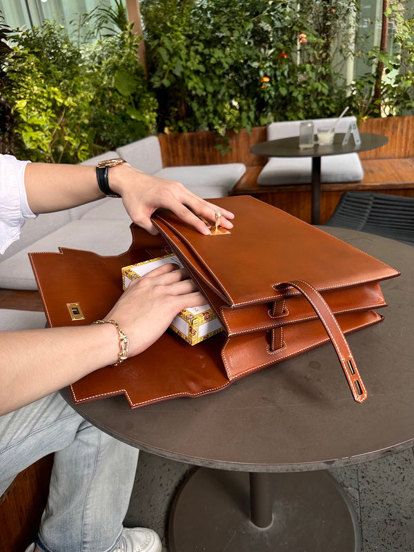 Contemporary bag shown from front angle