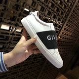 Givenchy shoes Style 084 - close-up of statement logo accent