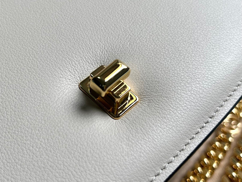 Interior view of polished modern women's handbag – women's everyday handbag