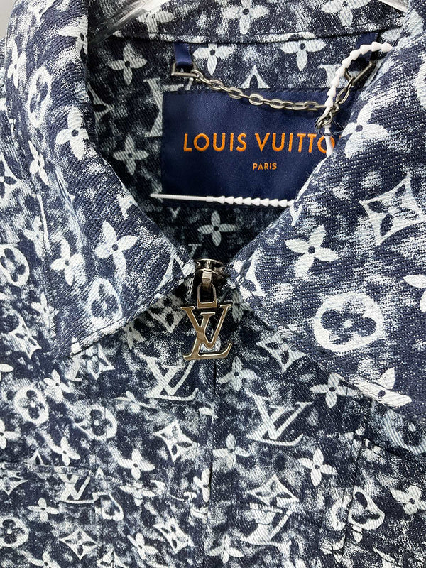 Side profile of Louis Vuitton luxury clothing with everyday silhouette