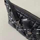 Back view of elevated refined women's handbag – women's luxury handbag