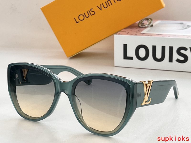 Front view of Louis Vuitton unisex sunglasses