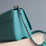 Top view of modern premium women's handbag – women's luxury handbag