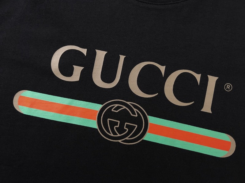 Front view of Gucci luxury clothing with runway-inspired design