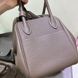 Close-up detail of statement bag design