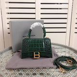 Interior view of chic structured women's handbag – women's statement bag