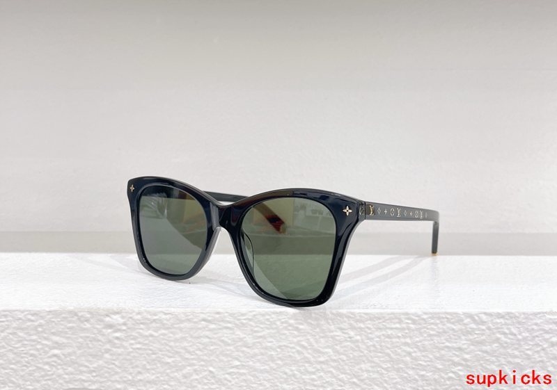 Side view of Louis Vuitton unisex sunglasses