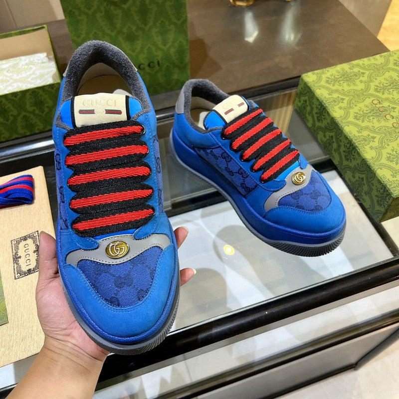 Gucci stone beige luxury sneakers view 9 chunky sole construction