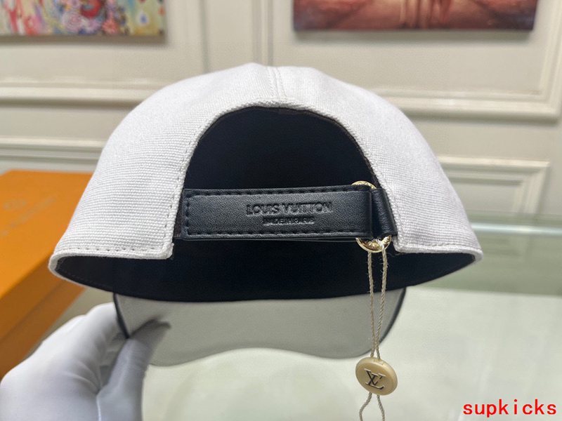 Side view of Louis Vuitton unisex cap