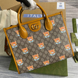 Back view of refined chic women's handbag – women's everyday handbag