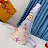 Styled lifestyle shot of signature statement women's handbag – women's designer-style accessory