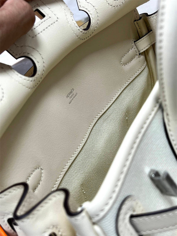 Close-up detail of fluid bag design