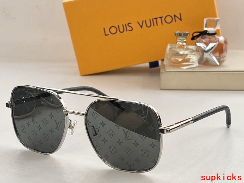 Front view of Louis Vuitton unisex sunglasses