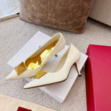 Valentino Garavani designer shoes full view