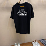 Side profile of Louis Vuitton cotton t-shirt with signature branding